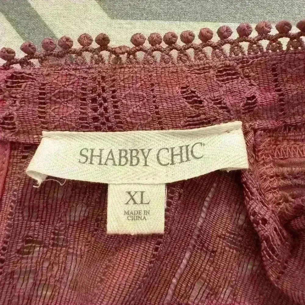 Women’s Shabby Chic Dress Pink Size XL - Image 3