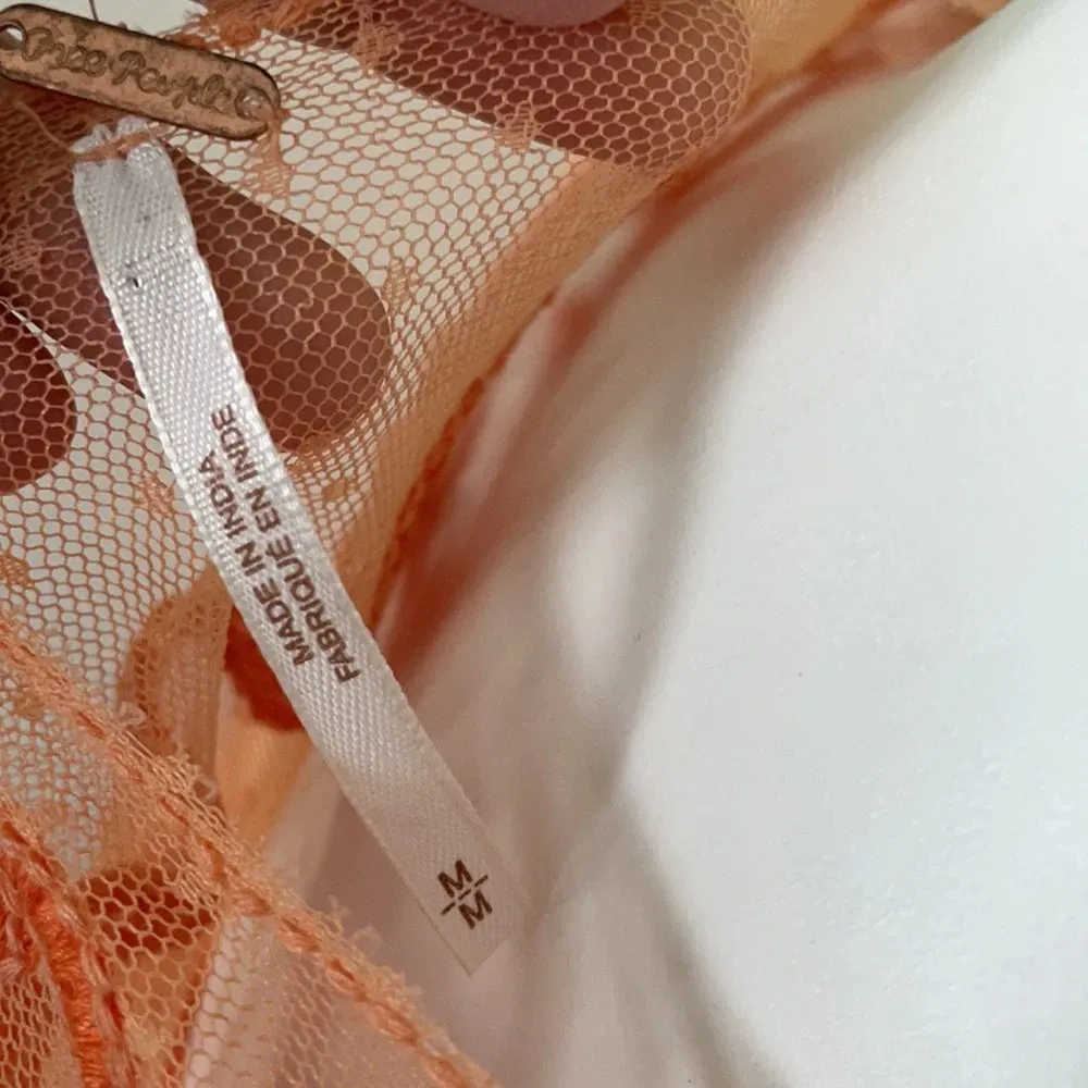 Free People Jojo Mixed Media Long Sleeve Top Havana Sands Medium - Image 8