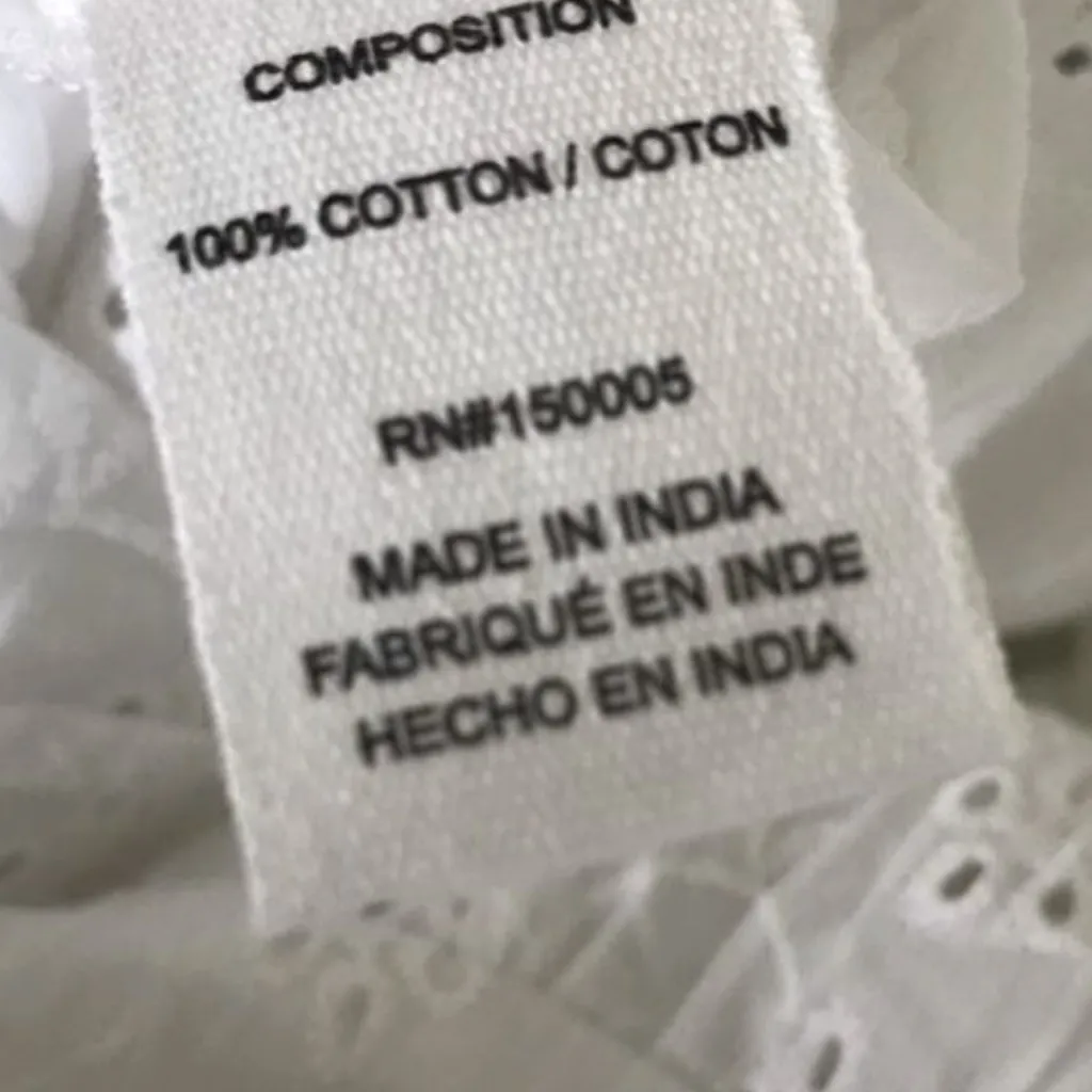 Anthropologie dRa Los Angeles White Eyelet Ruffle Dress - Image 15