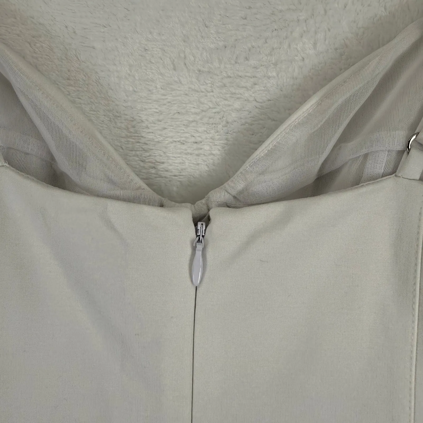 NWT NBD White Bodycon Mini Dress Spaghetti Strap Slit Size M READ - Image 12