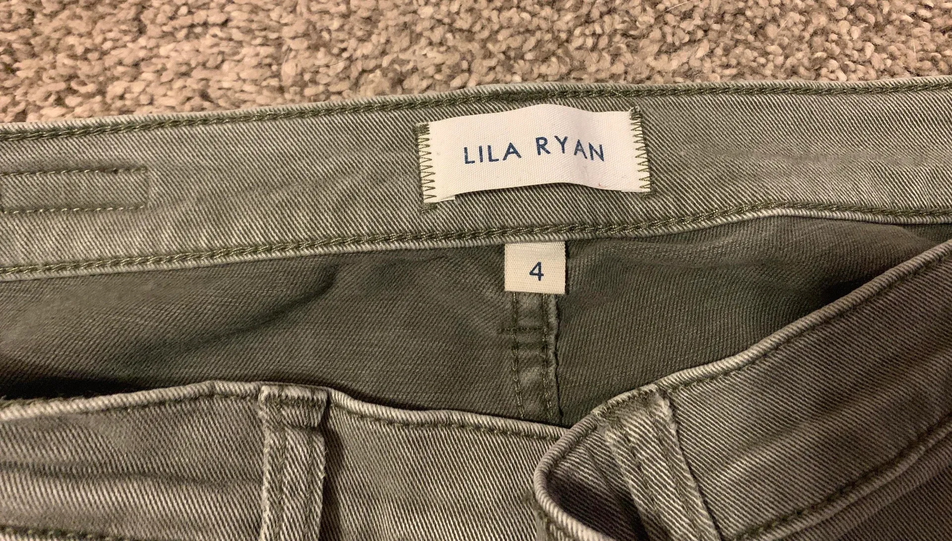 Lila Ryan Dark Green Fall Autumn Skinny - Image 3