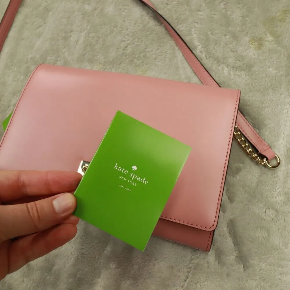 Kate Spade Harwood‎ Place Fiona Rosefrost Pink Crossbody/Shoulder Bag - Image 14