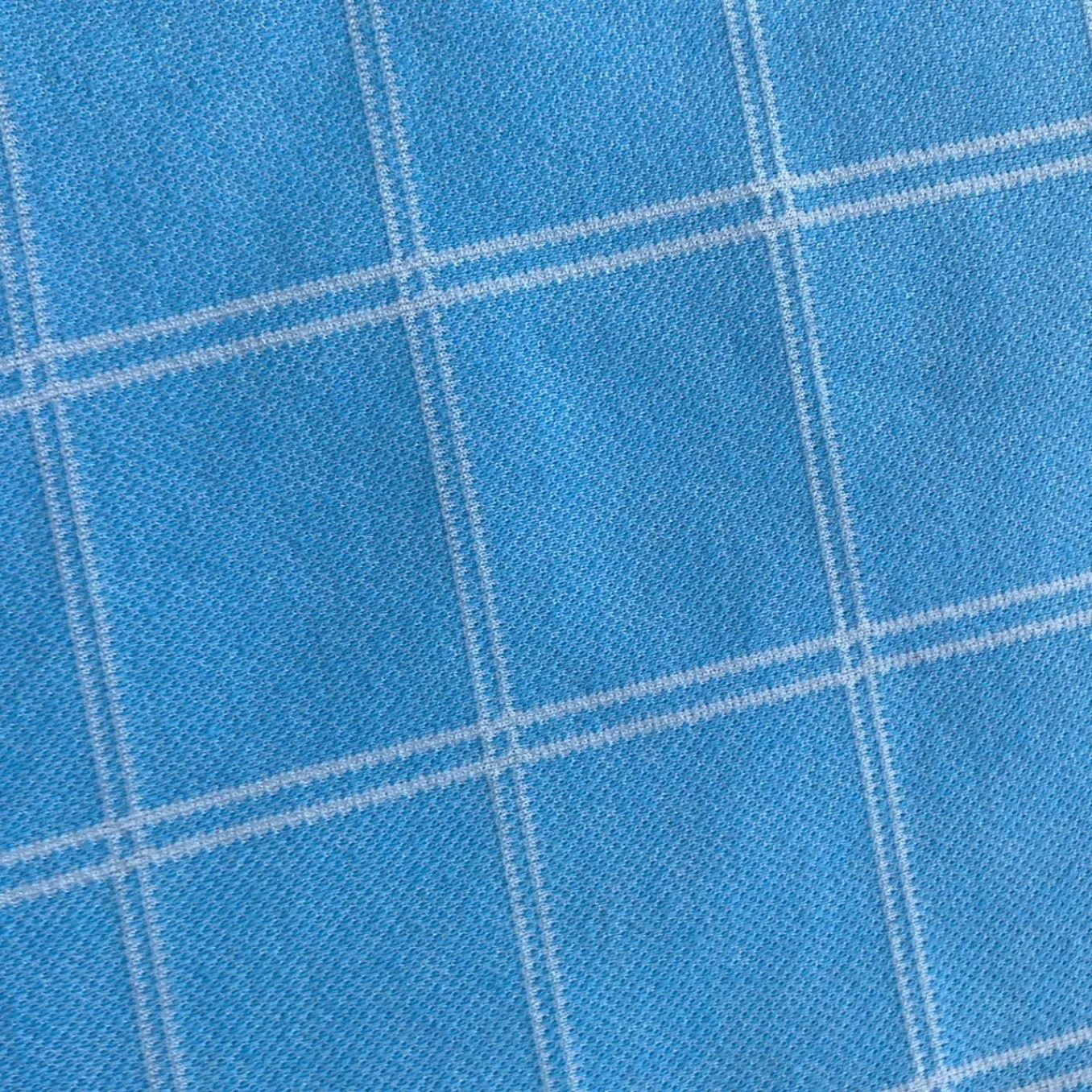 Blue Plaid Puff Sleeve Crew Neck Top Banana Republic Women's Size L EUC - Image 8