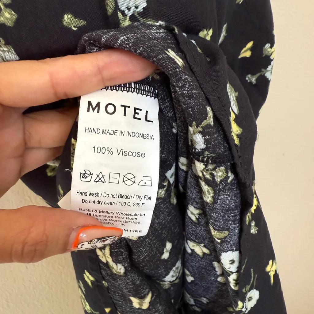 Motel Rocks Fiaso Midi Dress In Lemon And Lime Black - Image 8