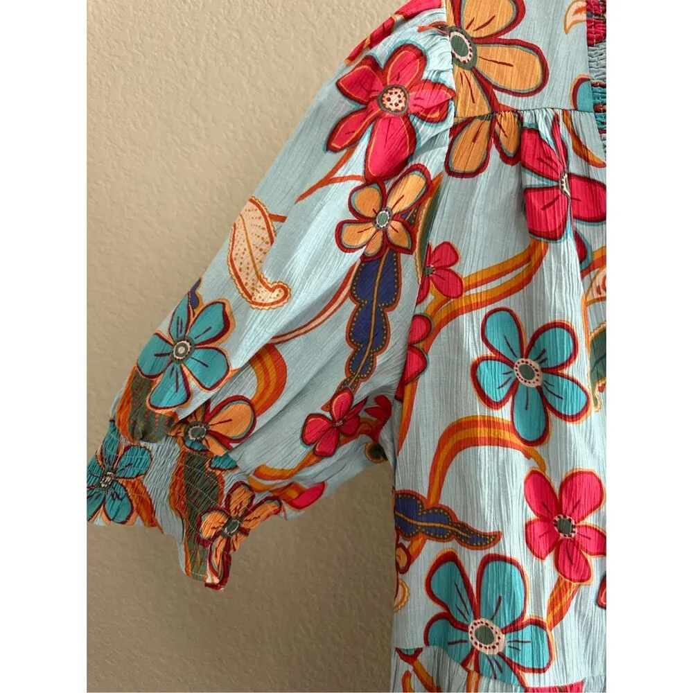 Size S Easel Los Angeles Peach Blossom Dress - Image 4