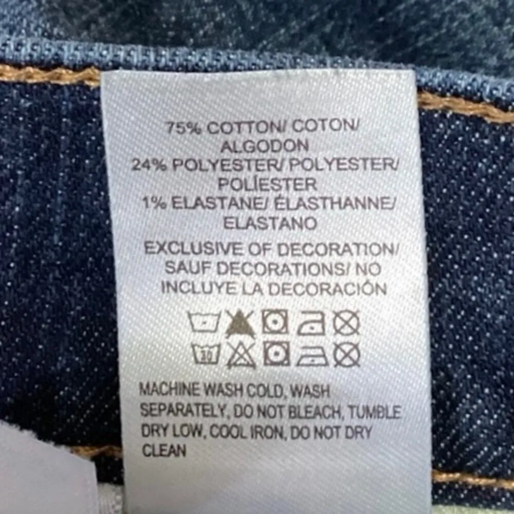 Lucky Brand 221 Women's Blue Denim High Rise Stretchable Straight Jeans Sz 32\34 - Image 6