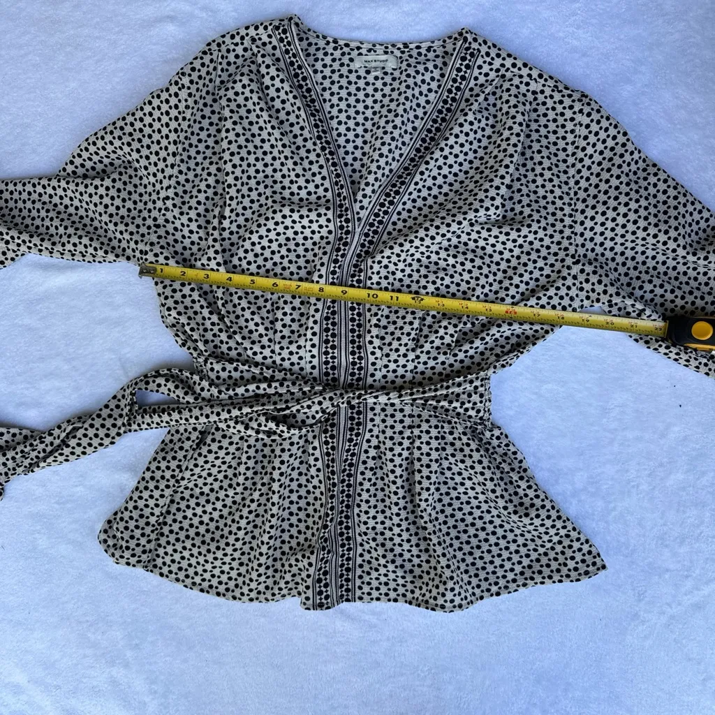 MAX STUDIO  women’s black and white sleeve 3/4 size XL - Image 6