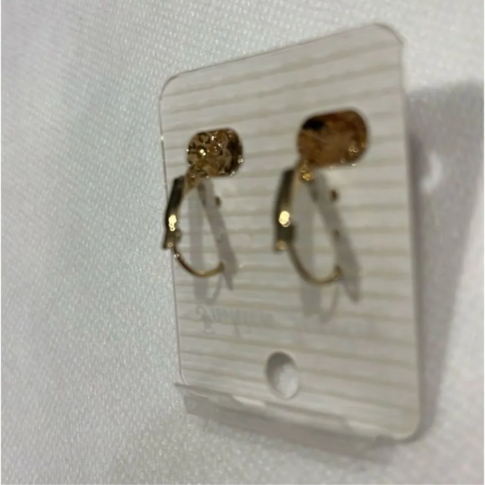 Fashion Jewelry Faux Pearl Gold Tone Bling Flower Statement Dangle Earrings NEW Silver - Image 4