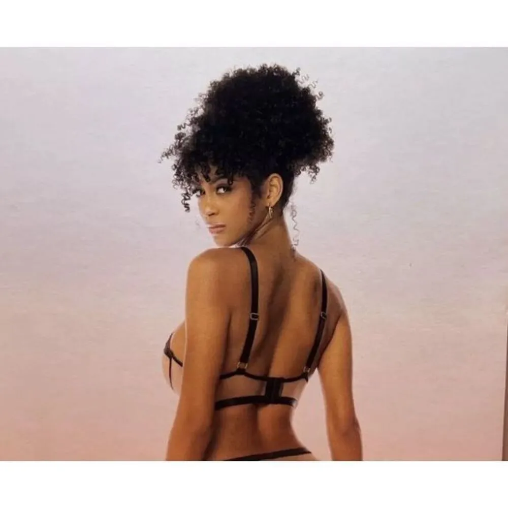 NEW~ MAPALE 8849X Havana Bra Nude Black 3X - Image 3