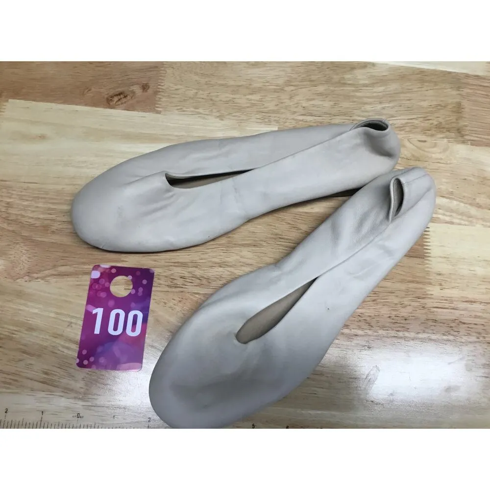 Greats Brooklyn Bllats Flats Women's 9 B White Leather Slip - Image 4