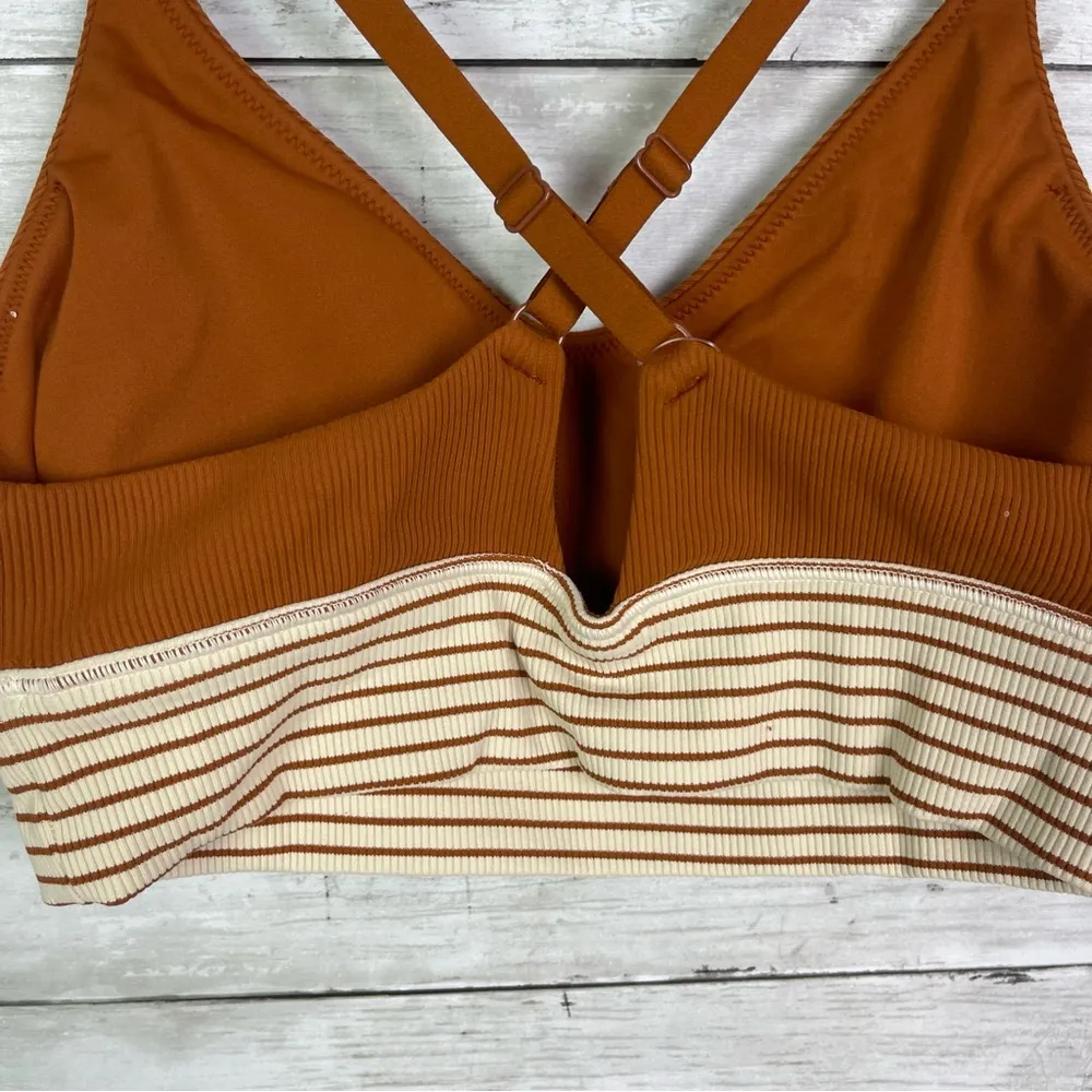 OFFLINE By Aerie Ribbed Scoop Sports Brown Size Xtra Small - Image 5