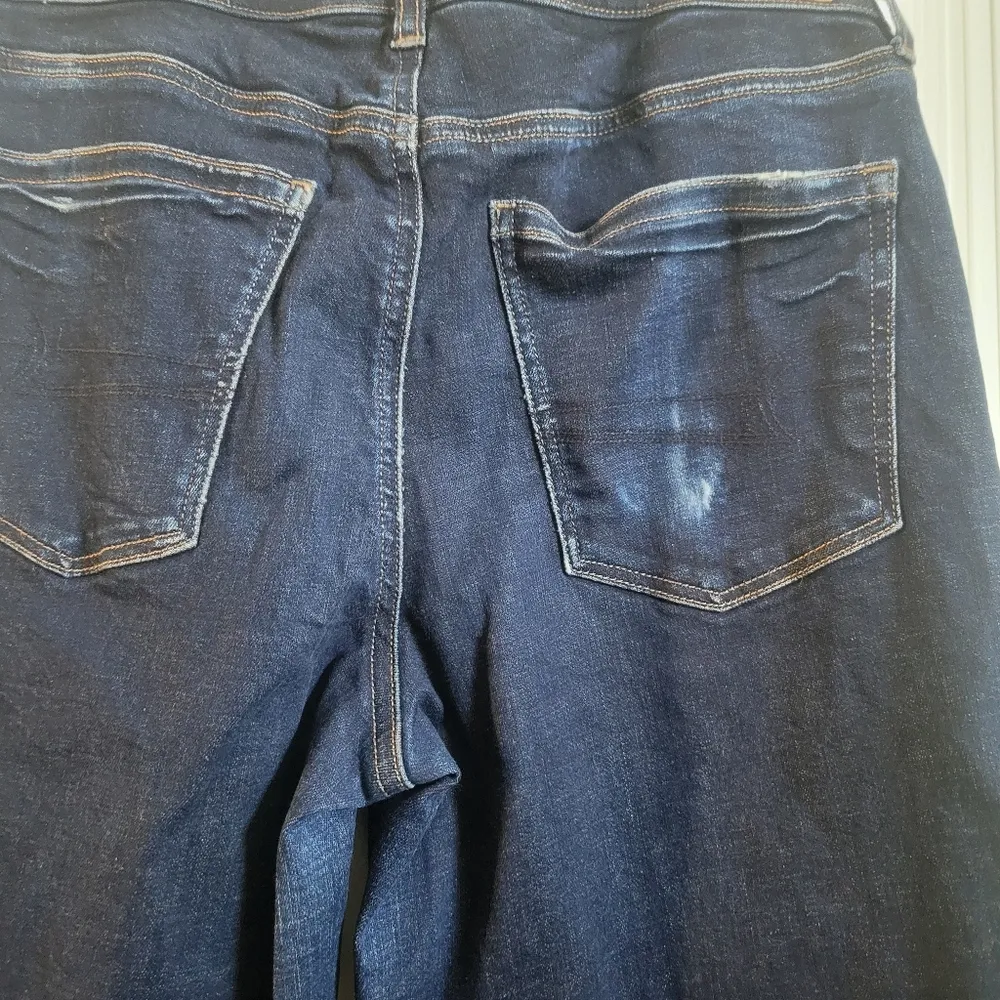 American eagle outfitters wide leg denim jeans women's size 8 - Image 3