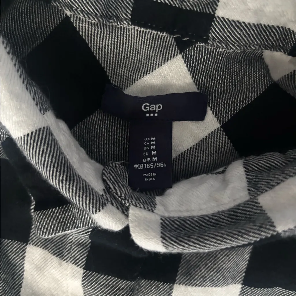 GAP Sleeveless Plaid Flannel Midi Dress - Image 6