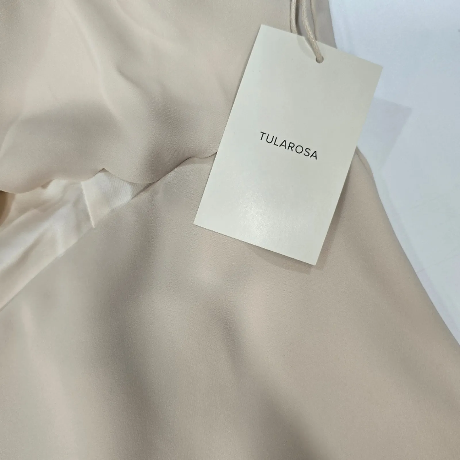 Tularosa Nora Mini Dress in Frosted Almond XL - Image 5