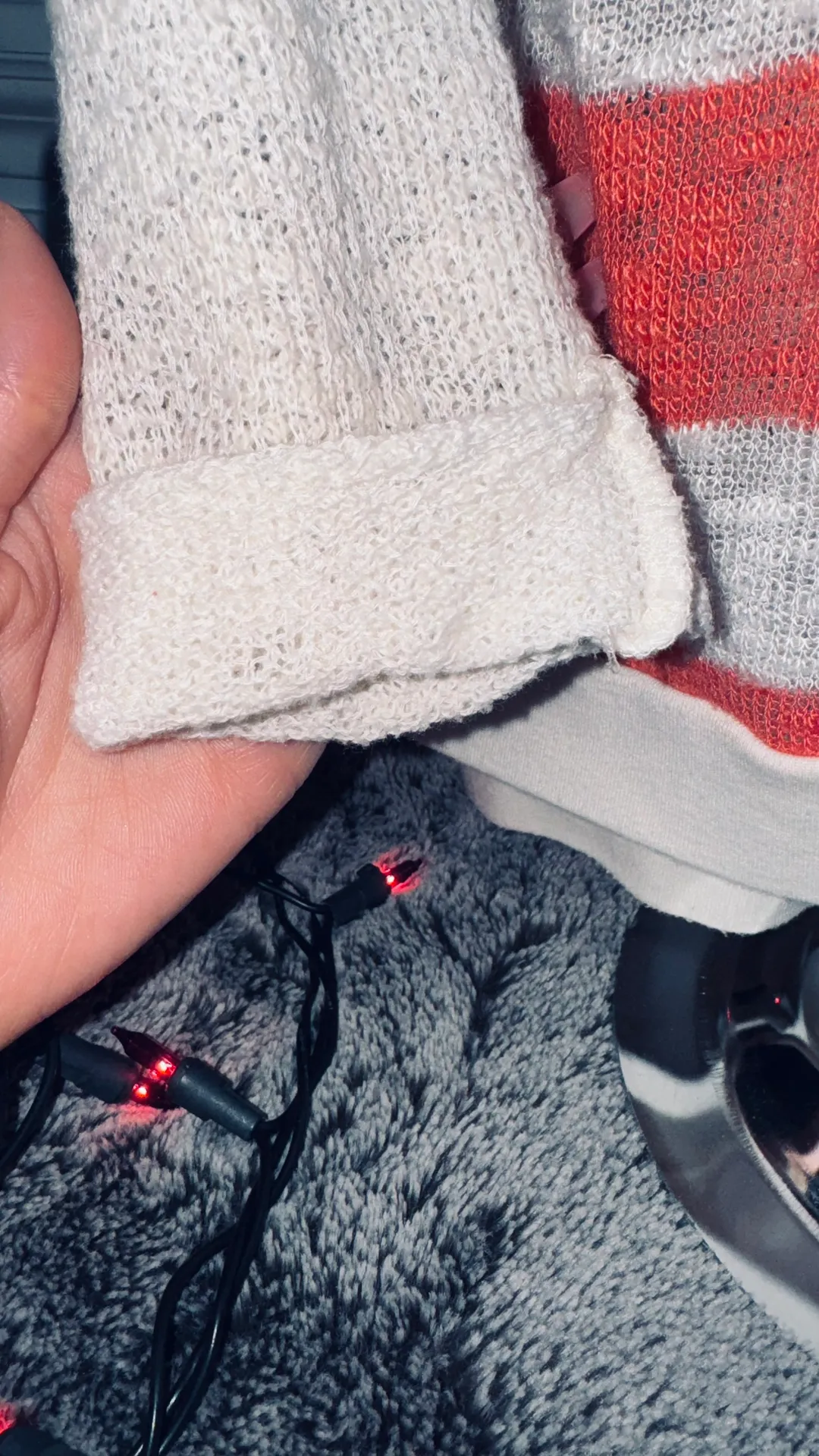 Striped 3/4 Length Sleeve Top - Image 2