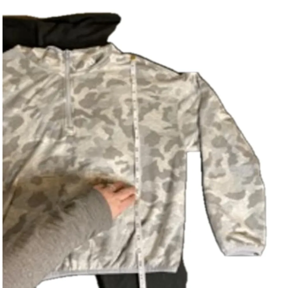 Olive+Oak Camo Half Zip Hoodie Sweatshirt Size M - Image 10