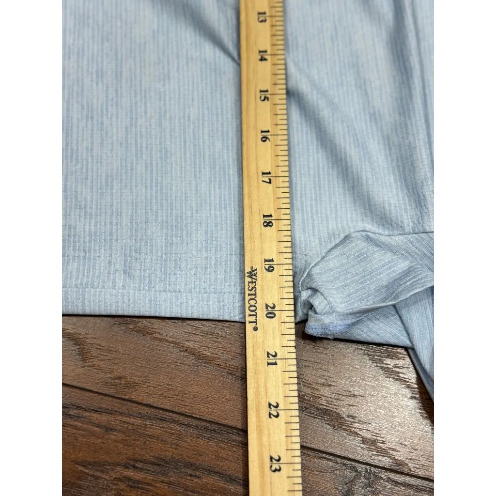 NEW Under Armour Womens HeatGear Loose Fit Blue T-Shirt Open Back Design Size S - Image 6