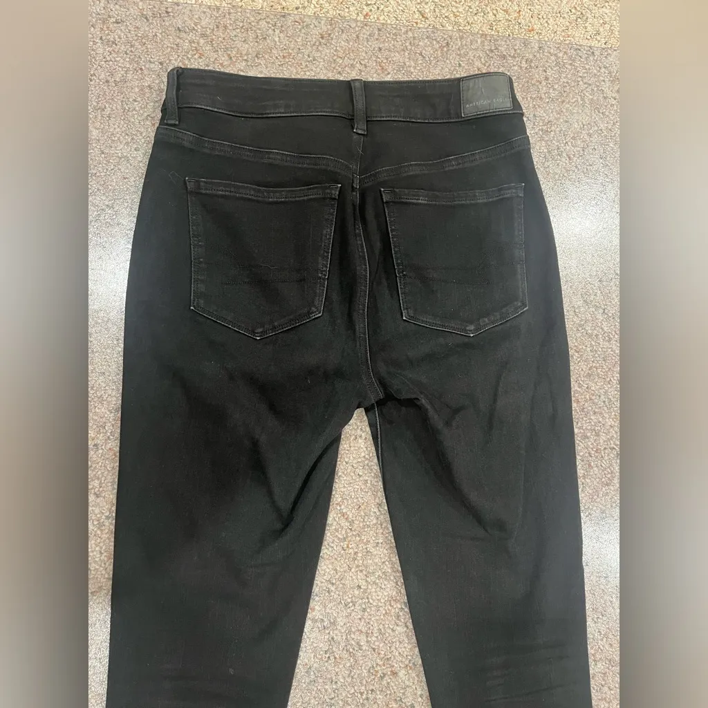 American Eagle  Dream Stretch Dark Denim Jeans — Size 8 regular - Image 4