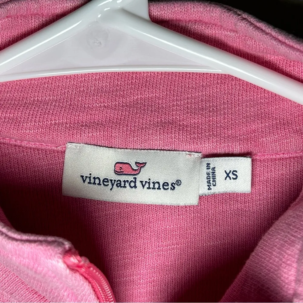 Vineyard Vines Pink Garment Dyed Relaxed Slub Shep Shirt Sweater size XS - Image 9