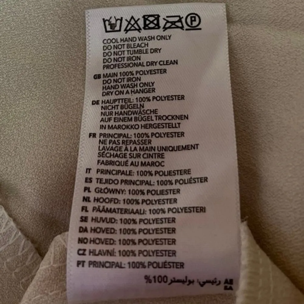 Closet Women's Cream White Silky Satin Pleated Midi A - Image 5