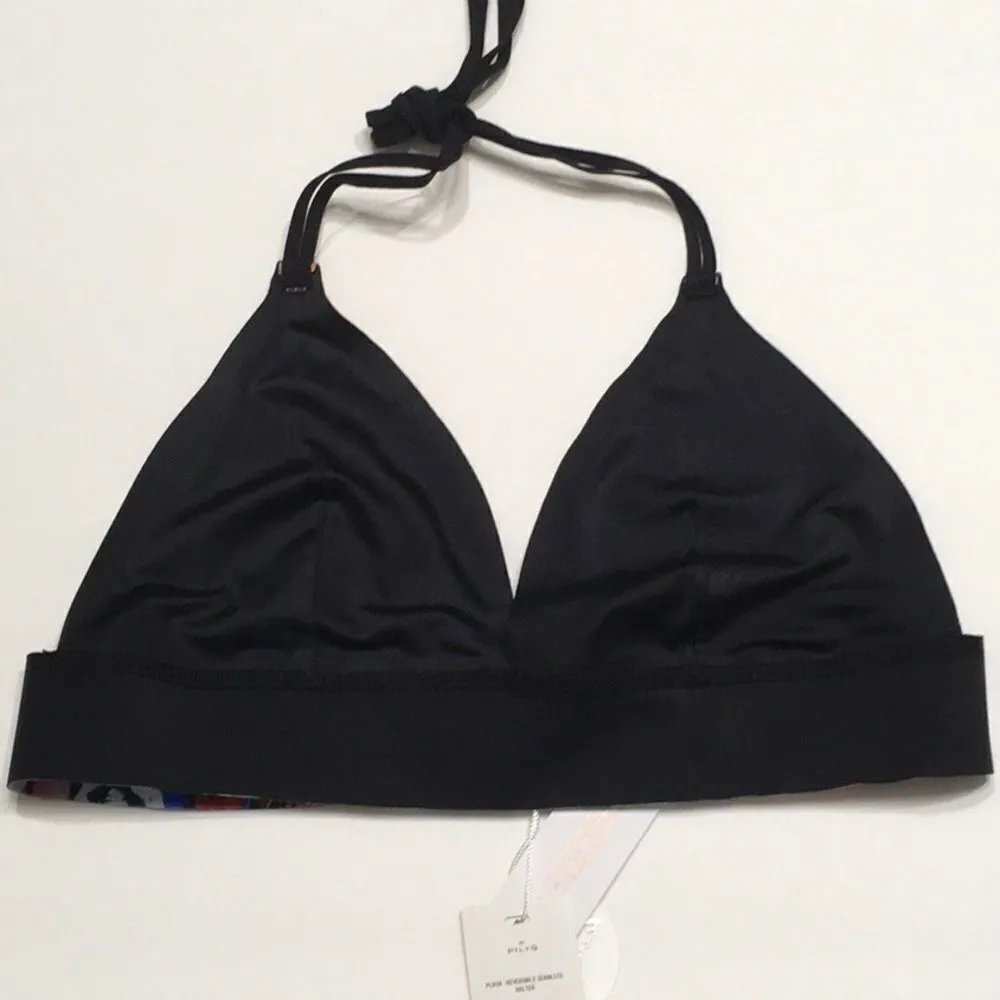 PilyQ  reversible seamless bikini top. Small - Image 8