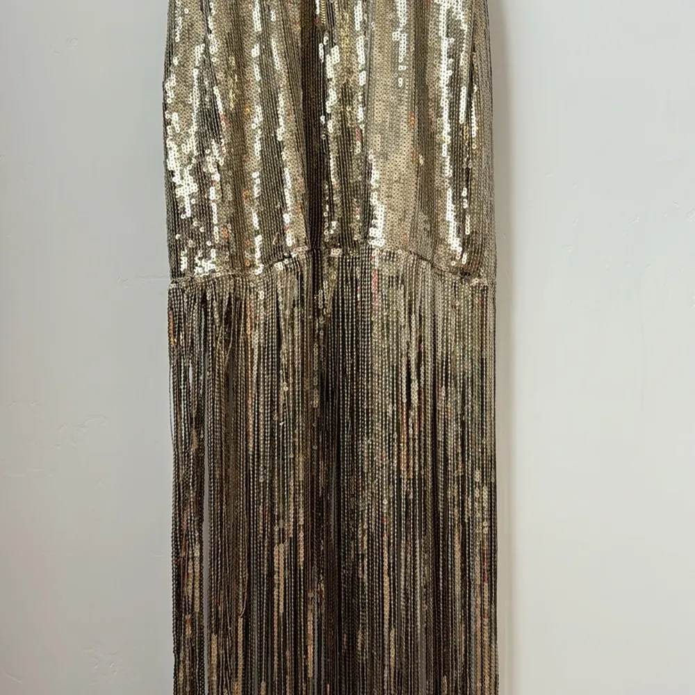 Bronx & Banco Cherie Gold Maxi Dress Size: XS - Image 13