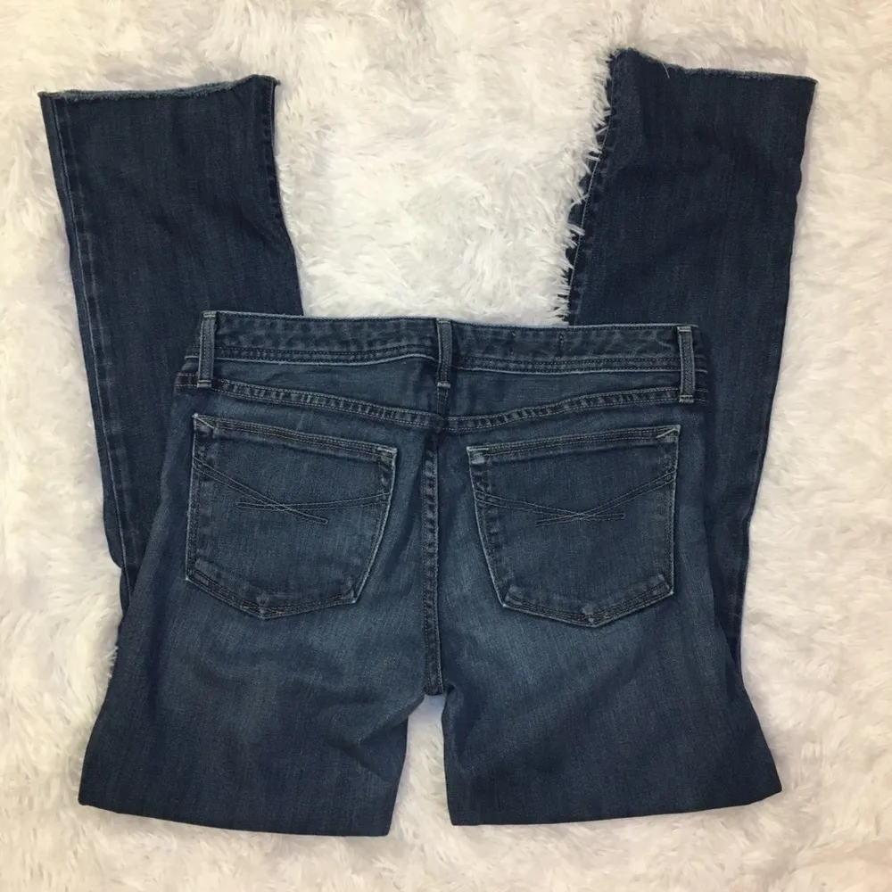 GAP 1969 Women’s Real Straight Dark Rinse Blue Denim Jeans, 28/6 - Image 5