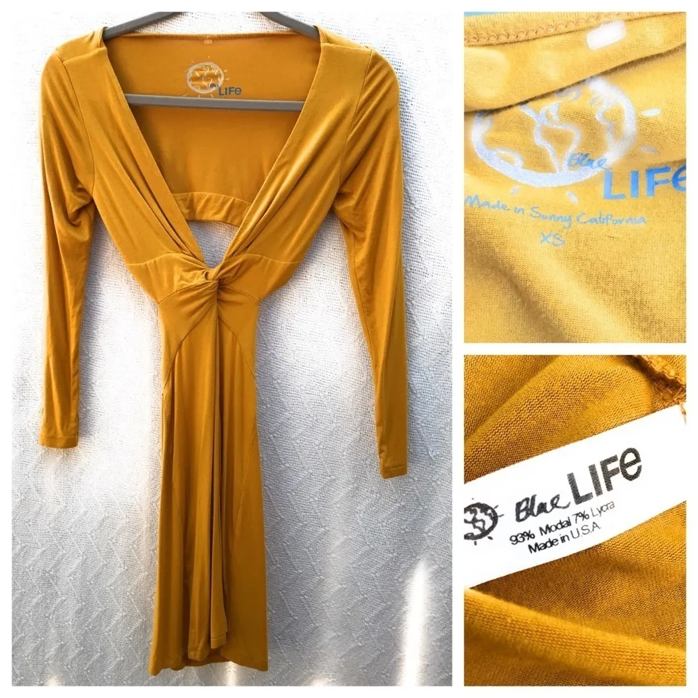 Blue Life Gold‎ Keyhole Dress - Image 2