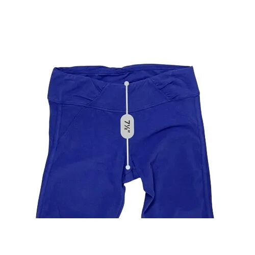 Athleta Ruched OC Kama Iris Blue Activewear Capri Cropped Pants XS Colorful NWT‎ - Image 5