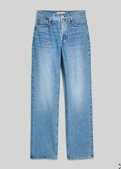 Madewell  Perfect Vintage Straight Jean in Ferman Wash - Image 2