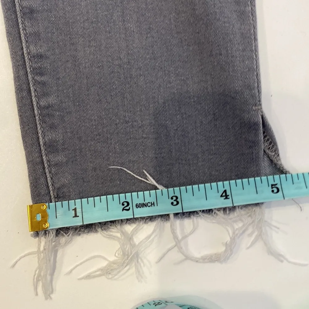 Ag Adriano Goldschmied The Legging Ankle Gray Denim Jeans Raw Hem EUC 26R - Image 14