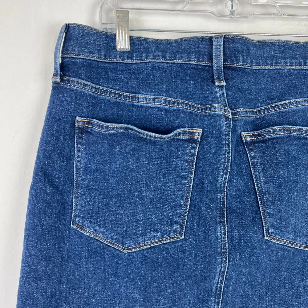 J. Crew Factory Denim Mini Skirt Jean Size 10 EUC T2829 - Image 8