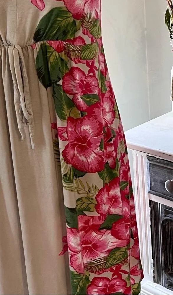 Margaritaville summer sleeveless dress size medium, tropical floral - Image 2