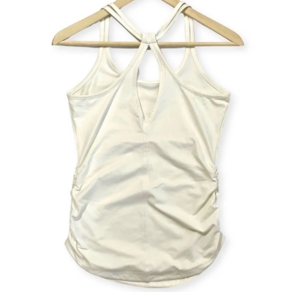 NWOT Calia by Carrie Underwood Flow Double Strap Keyhole Tank Top White Size XS - Image 5