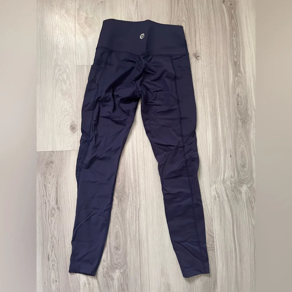 Baleaf Women's Navy High-Waisted Leggings‎ - Image 2