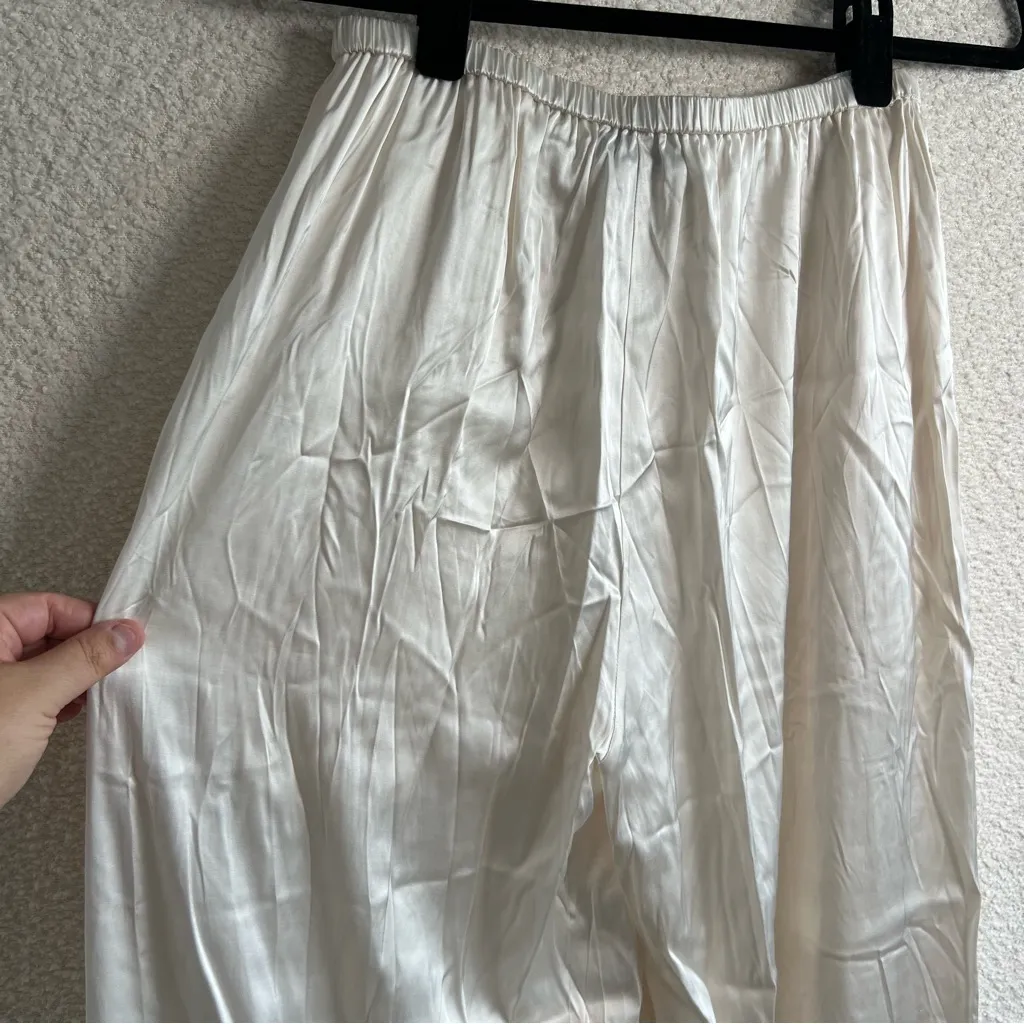 Solid & Striped NWT Women’s Monaco Satin‎ Pant Brule Pants Size Medium - Image 8