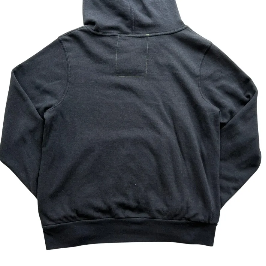 Aviator Nation Ninja Hoodie Sweatshirt Size Large Deep Navy Blue Funnel Neck - Image 8