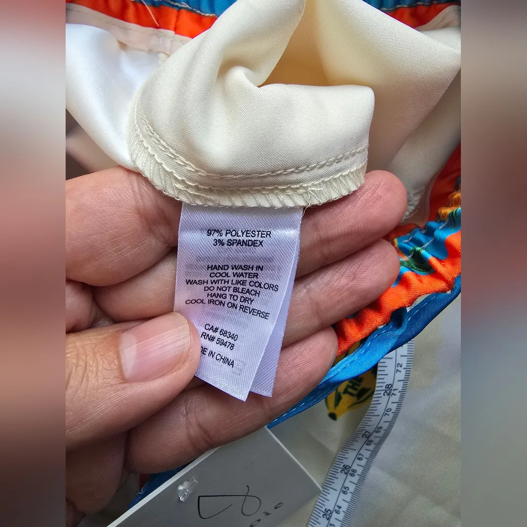 joie Vibrant Tropical‎ Print Beach Pants Size S/P Red - Image 8