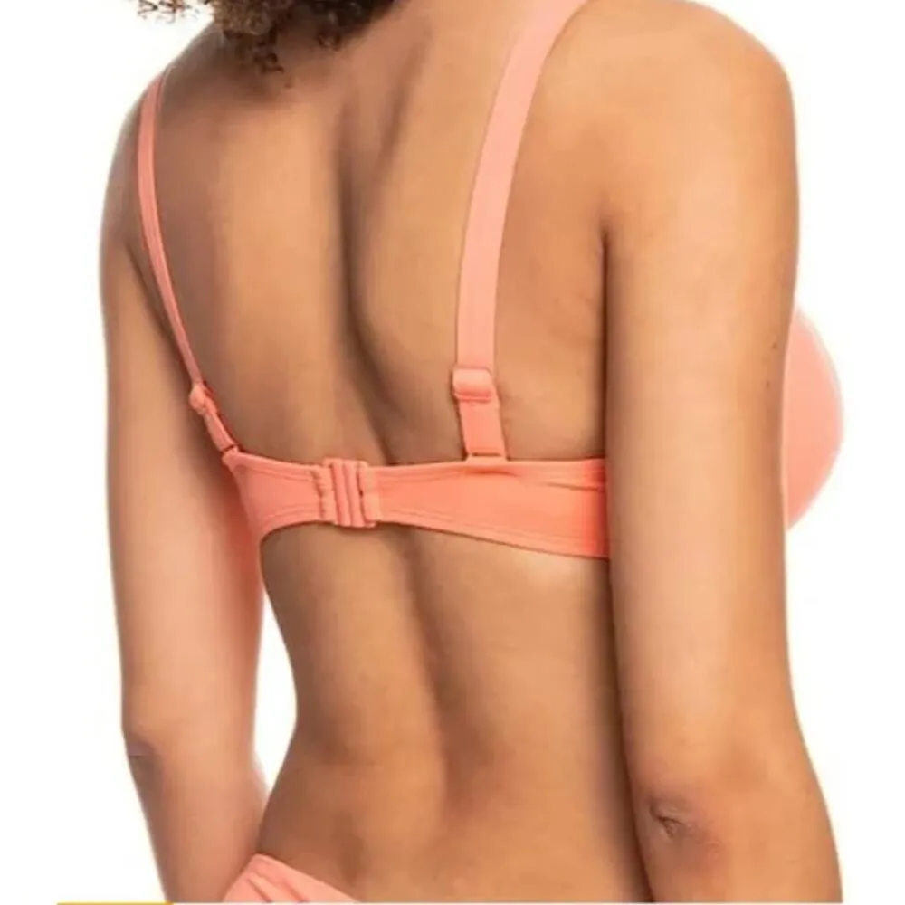 Roxy Women's Standard Solid Beach Classics Underwire D-Cup Bikini Top Sz M - Image 2