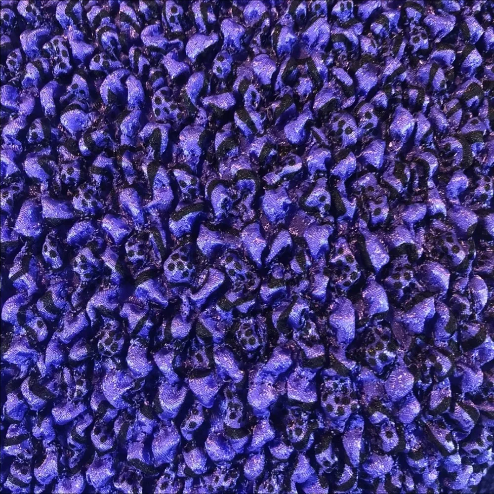 Plaza south vintage dress Screaming 80’s dress In purple with black - Image 7