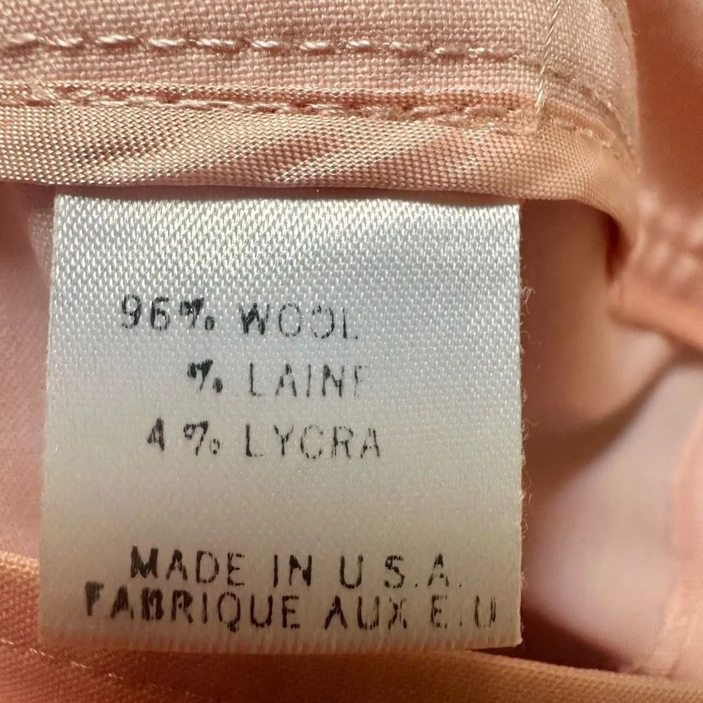 Theory wool pink pleated long pencil skirt - Image 5