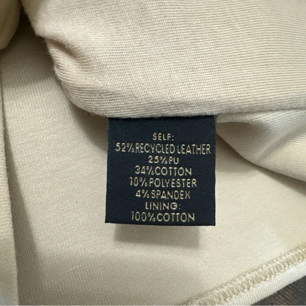 Genuine Leather, Neutral Tank Size XS Tan - Image 4