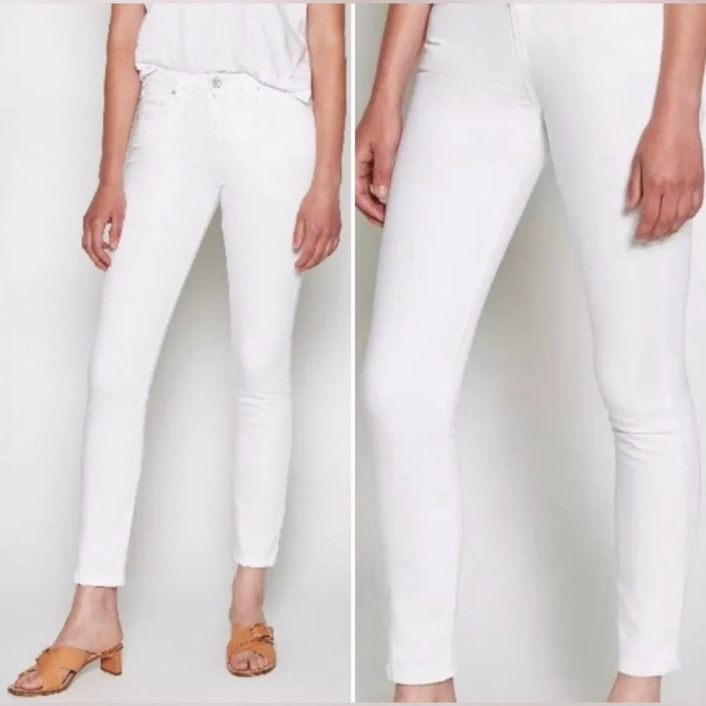 Joie Midrise Skinny White Porcelain Women’s Jeans Size 26 - Image 3