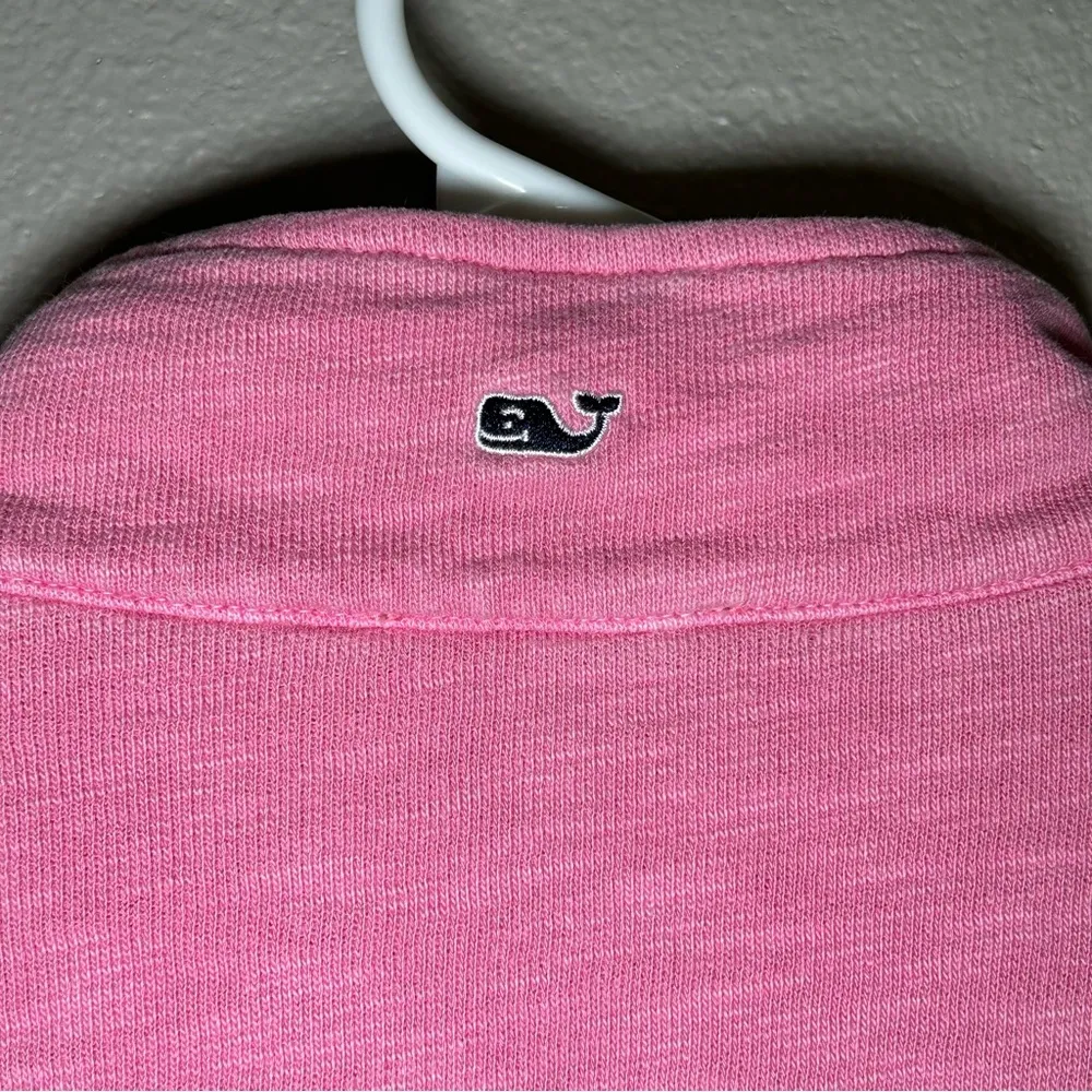 Vineyard Vines Pink Garment Dyed Relaxed Slub Shep Shirt Sweater size XS - Image 8