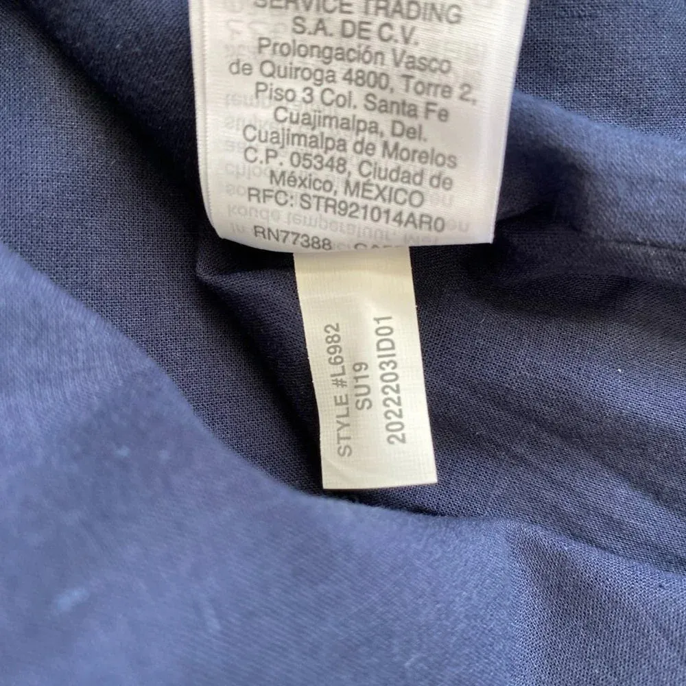 NWT J.Crew Sleeveless Basketweave Scallop-Edge Sheath Dress Women’s 8 Navy Blue - Image 12