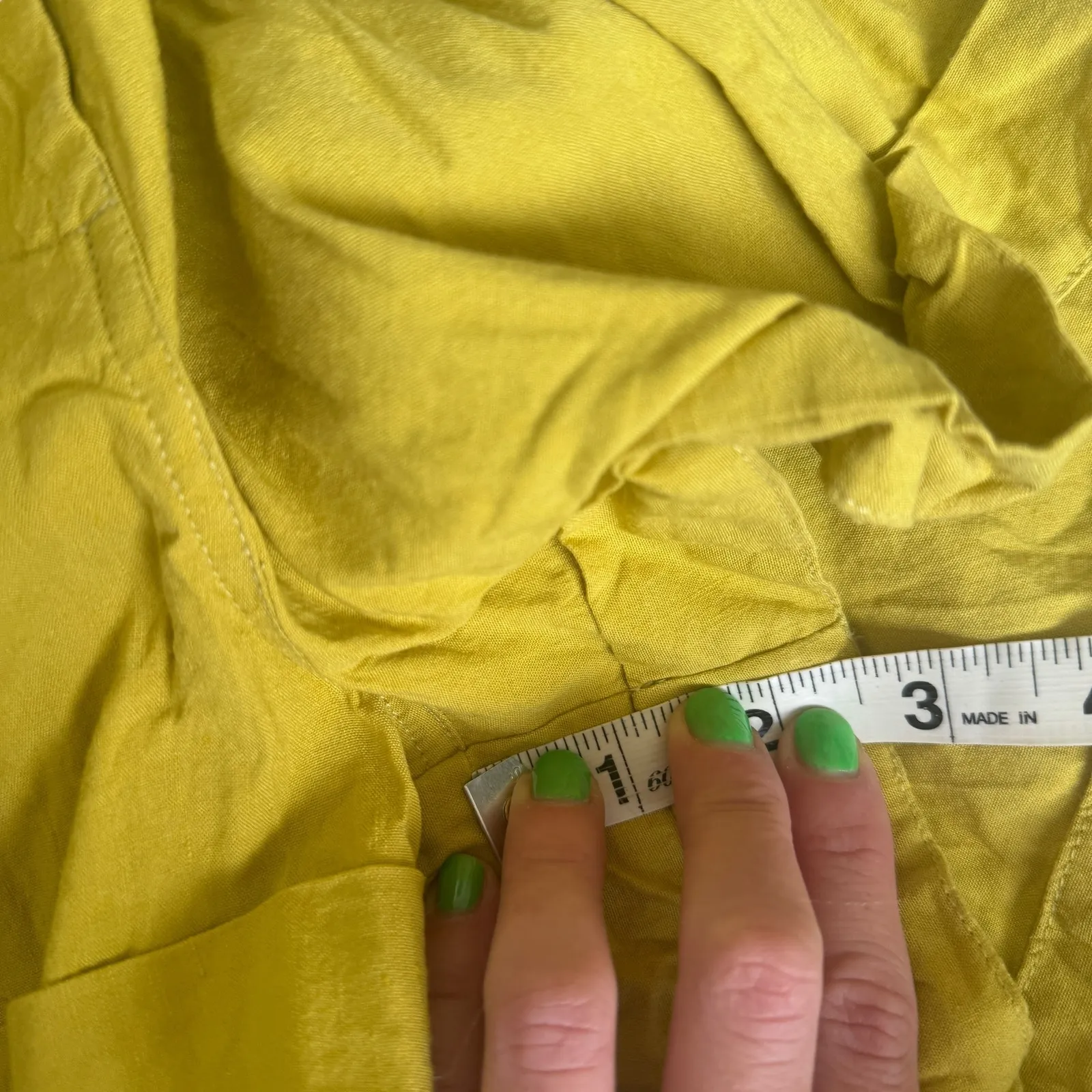 Rag & Bone Utility Romper Chartreuse - Image 16