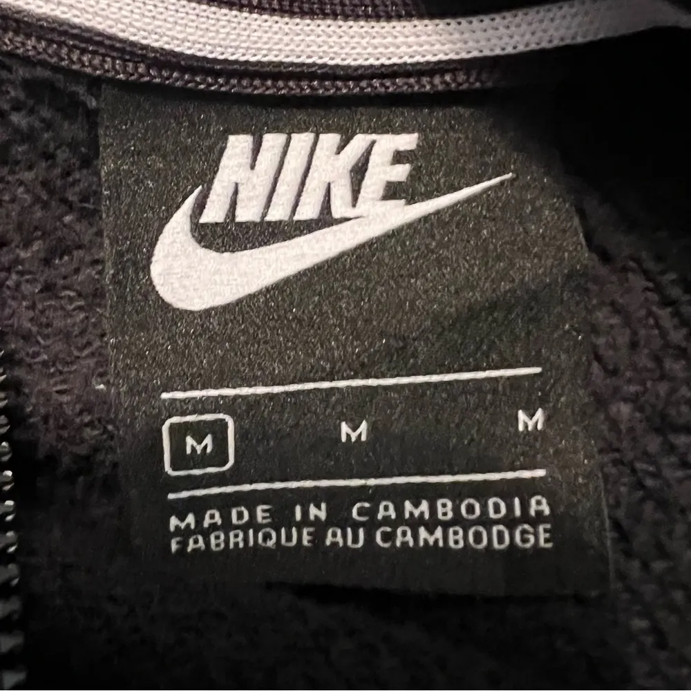 Nike Women's size M Sportswear Club Fleece Full-Zip Hoodie Black Jacket - Soft! - Image 5