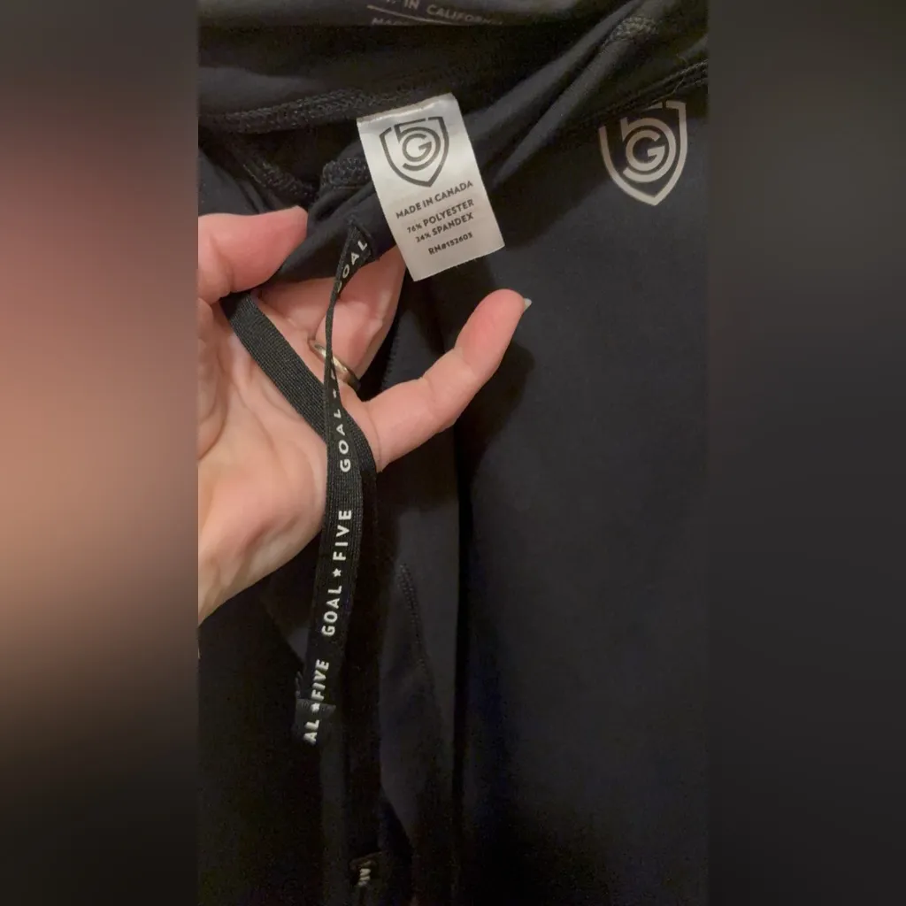 NWT Goal Five combo pocket shin guard leggings black size large - Image 7