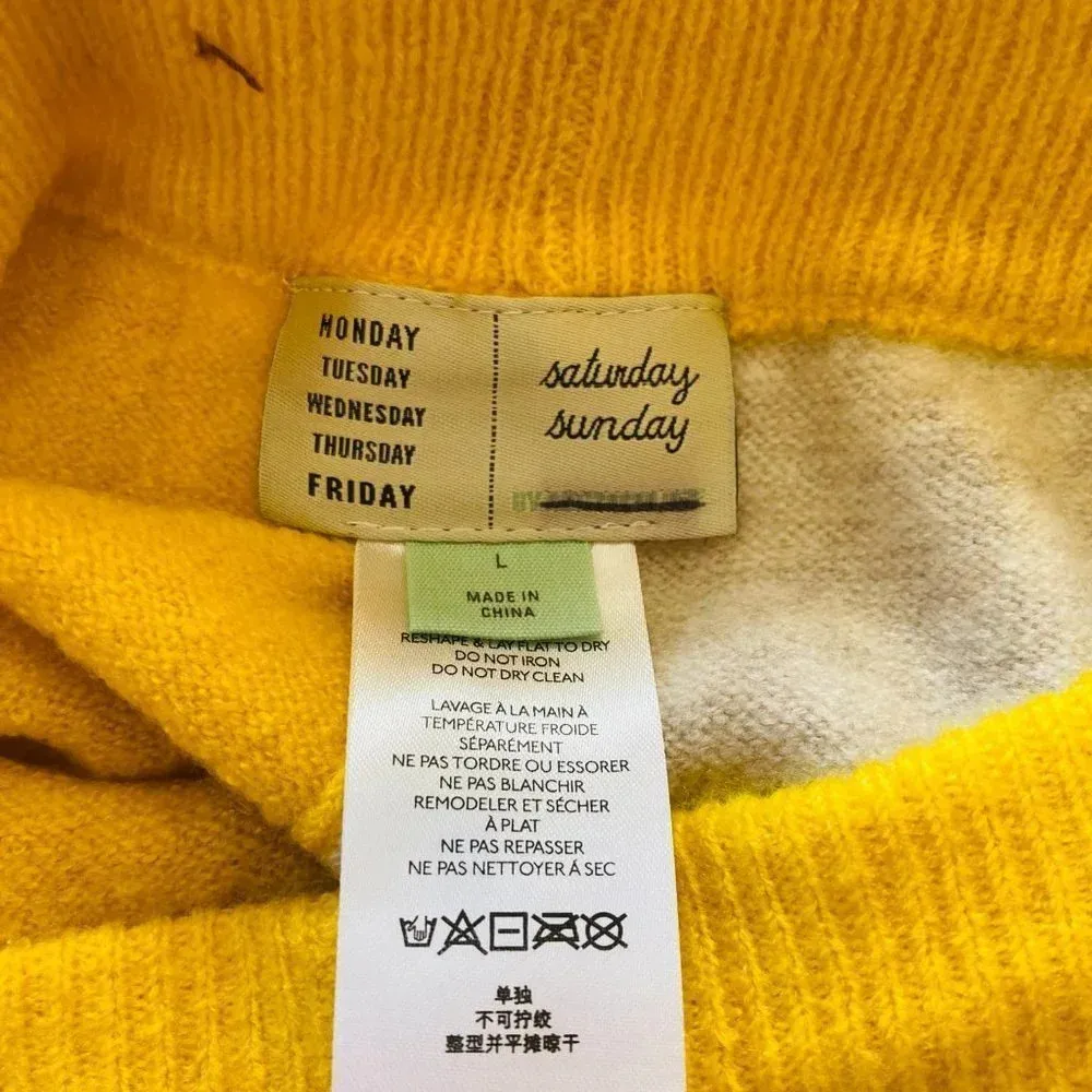 Anthropologie Lea Color blocked Knit Lounge Shorts Size Large NWOT $118 - Image 6