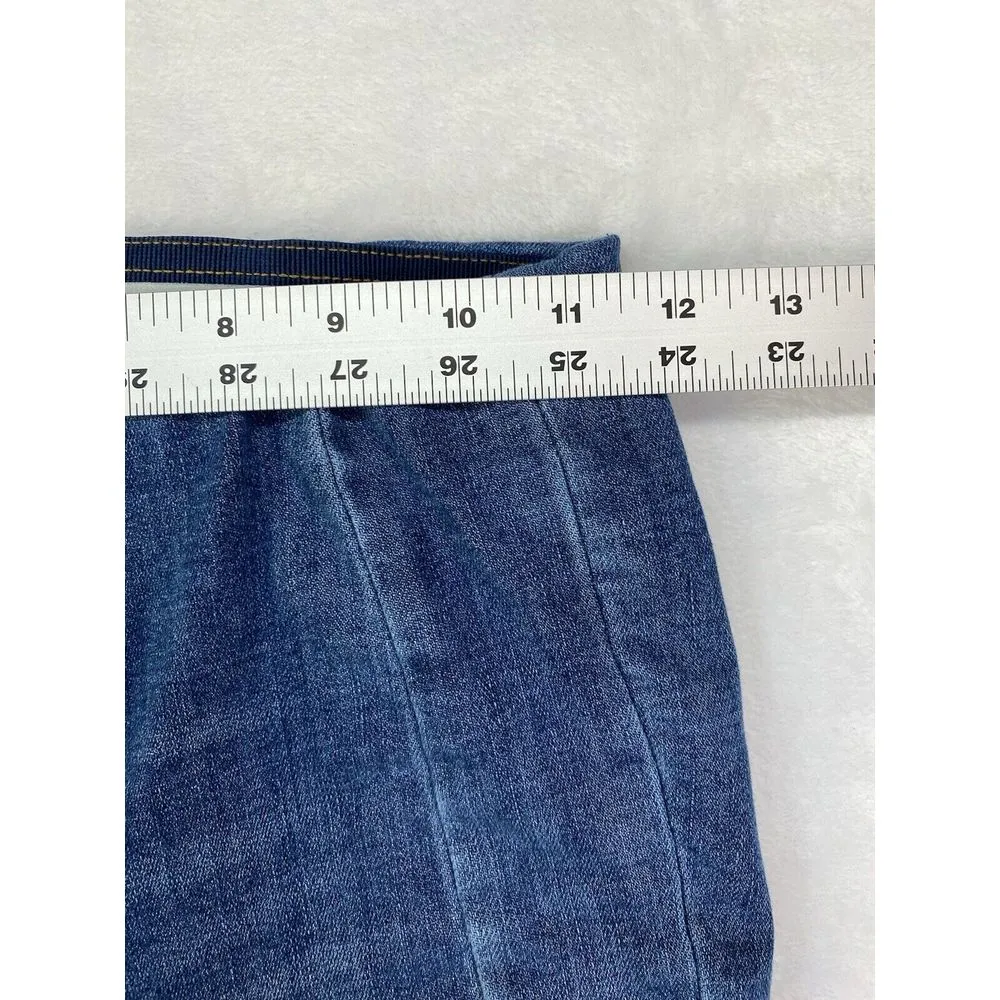 Pilcro And The Letterpress Jeans Womens 26 High-Rise Denim Legging‎ Blue Stretch - Image 2